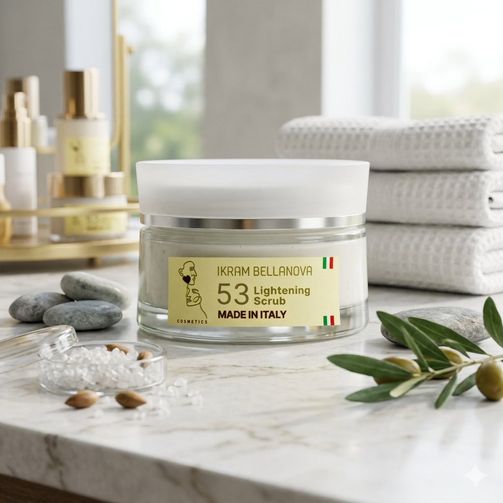 Nr. 53 Lightening Scrub – Aufhellendes Gesichtspeeling – Ikram Bellanova