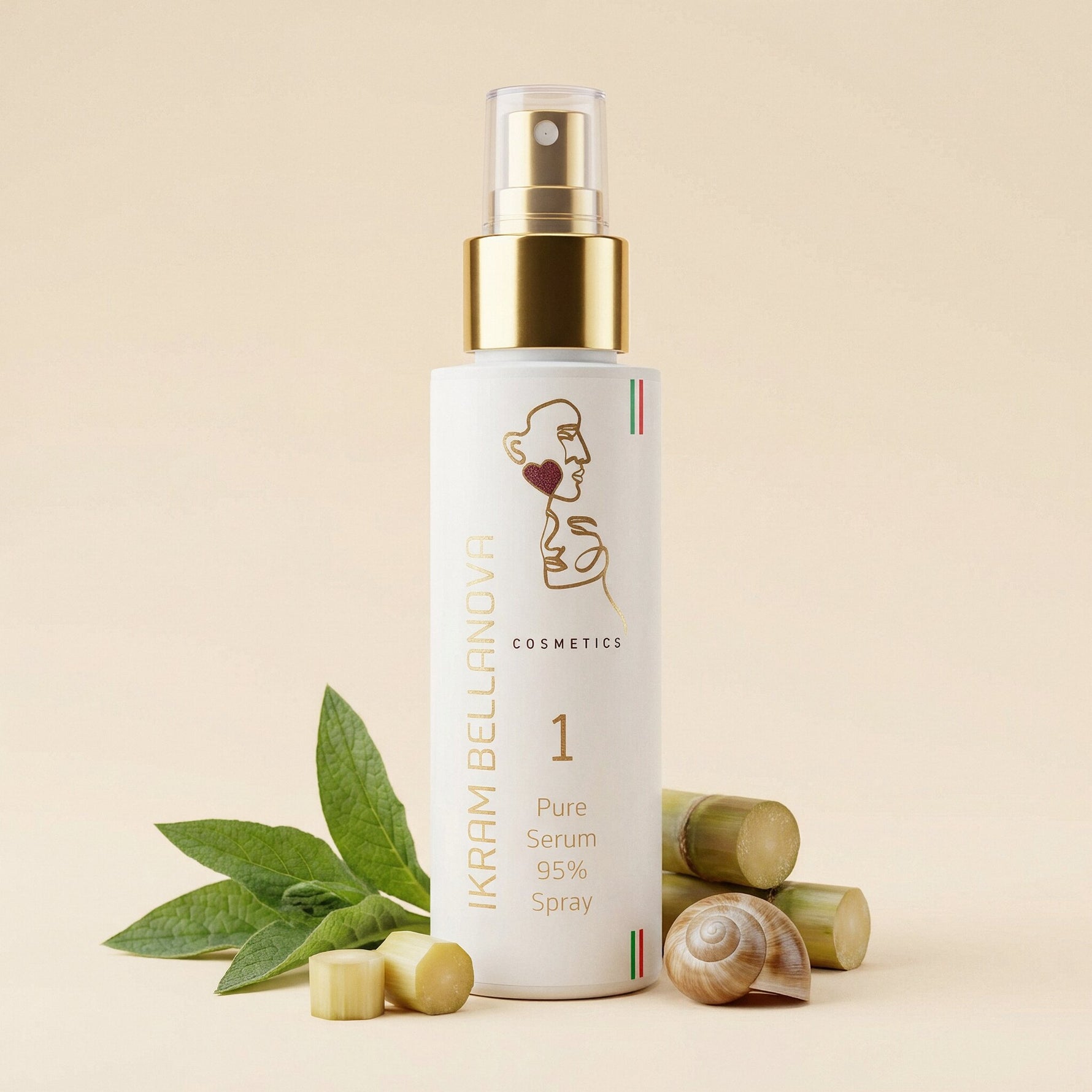 Nr. 1 Siero Puro 95% Spray – Reines Wirkstoffserum – Ikram Bellanova
